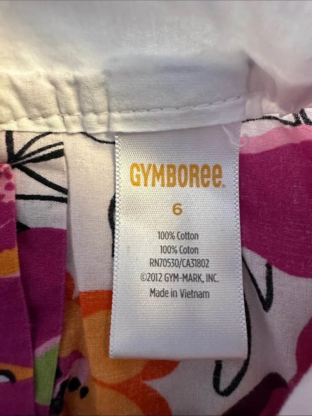 Gymboree Pink and Purple Floral Girls Set